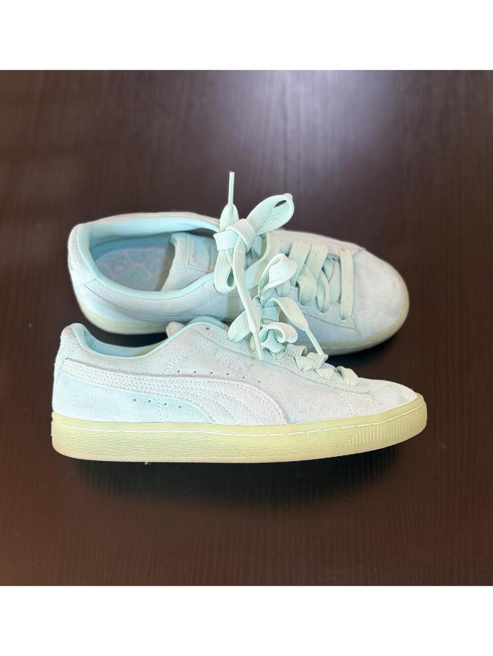 Puma Suede Classic Sneakers Light Blue Size 6